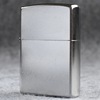 ZIPPO windproof kerosene lighter US version of the classic chrome -plated sand -plated sand light board entry model 207 207