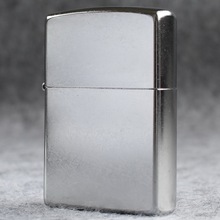 ZIPPO之宝防风煤油打火机美版经典镀铬花沙光板入门机型207耐用