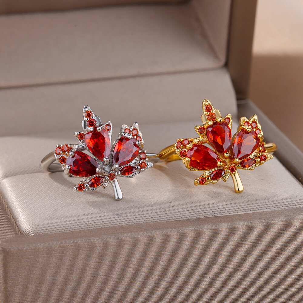 red maple leaf