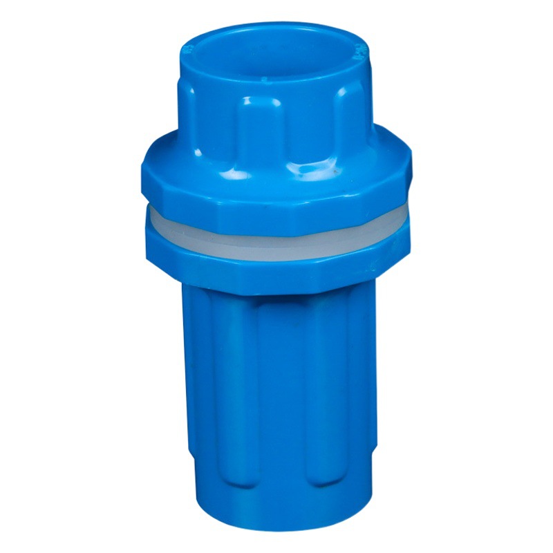 Conector de PVC engrosado para acuario, accesorios de acuario en negro, blanco, gris y azul, accesorios engrosados para suministro de agua superior e inferior.
