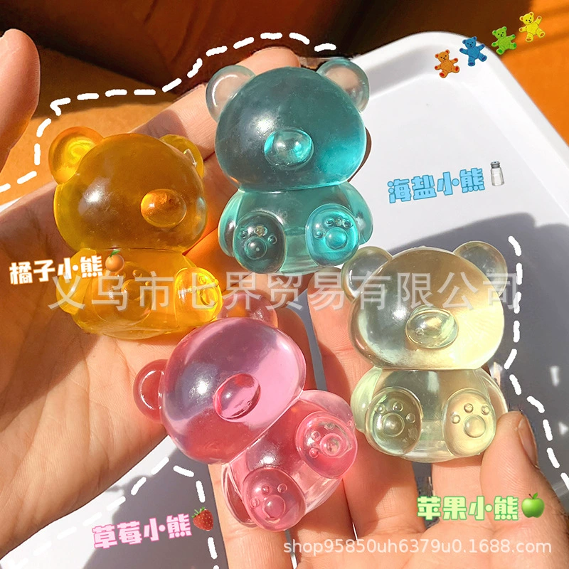 Качественная игрушка, слизь, с медведятами, антистресс