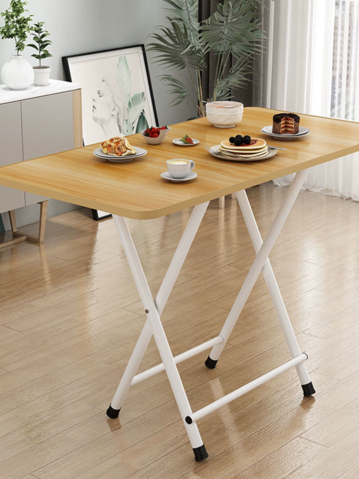 Маленький стол, складной стол, небольшой стол для учебы в квартире, аренда комнаты, экономичный обеденный стол, кухня, общежитие, простой портативный обеденный стол