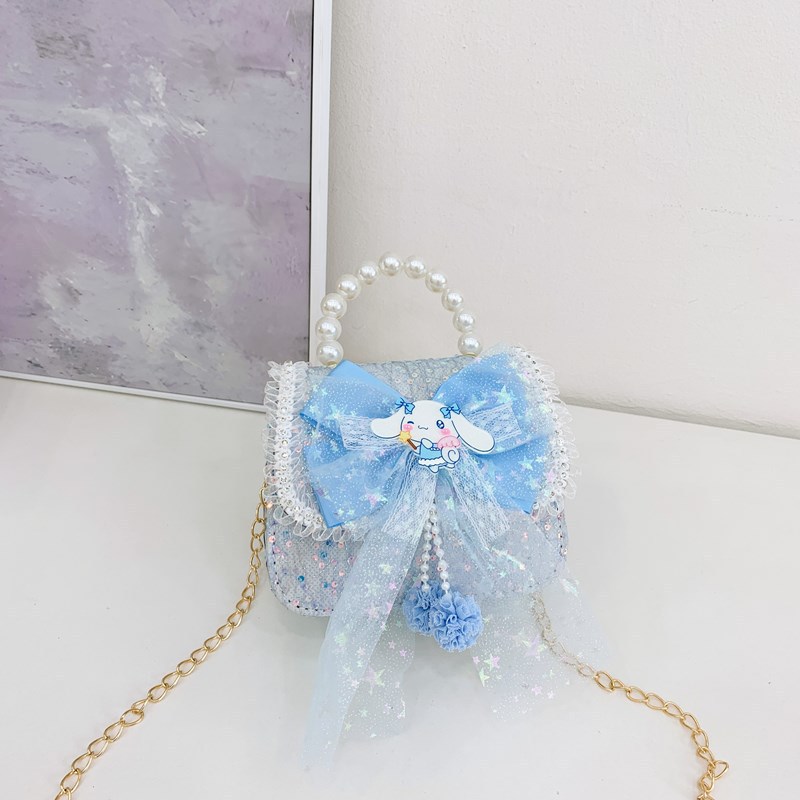 Accesorios para niños bolsos de moda de verano bolsos de mochila para chicas bolsos de mano princesa de perlas bolsos de cambio de viento fragante