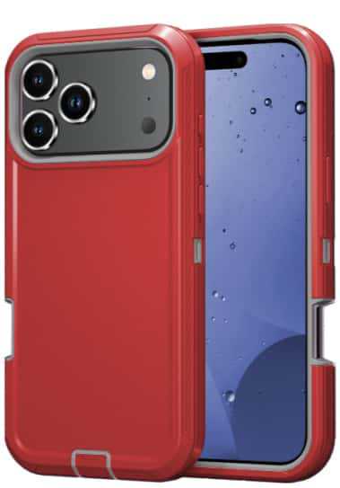 适用于iPhone17pro三防机器人手机壳外贸专供重防三合一手机壳|undefined