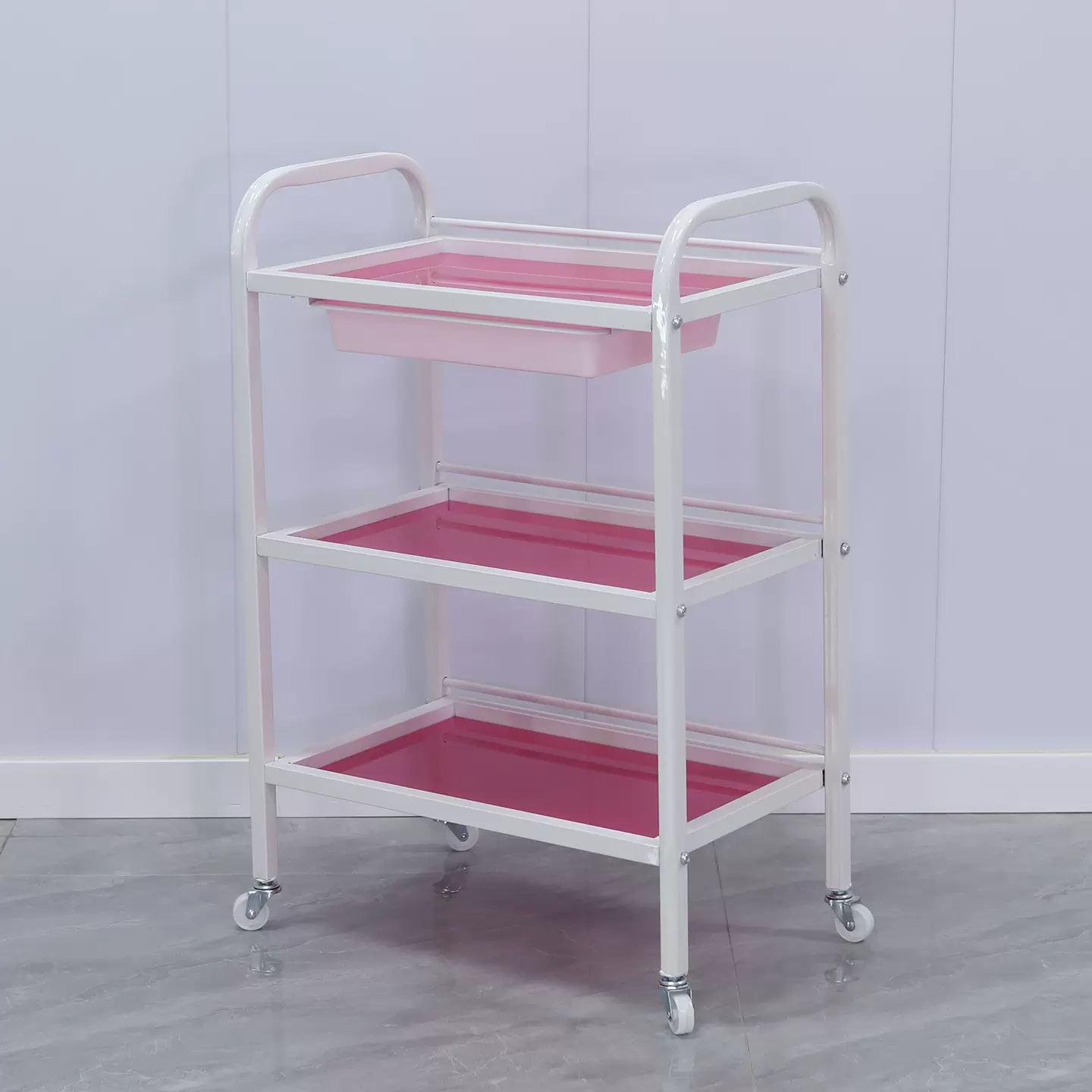 美容推车美容院专用厨房卫生间三层抽屉多功能移动火罐工具置物架