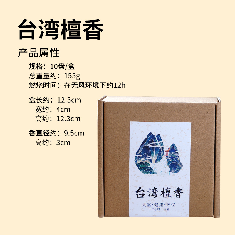 沈香ホノルル盤香4時間ガチョウ梨帳中香家庭用天然香薫薫香礼箱室内香卸売り
