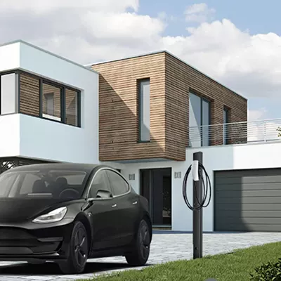 Elektrikli avtomobil şarj cihazları Tesla Charging Pile Column
