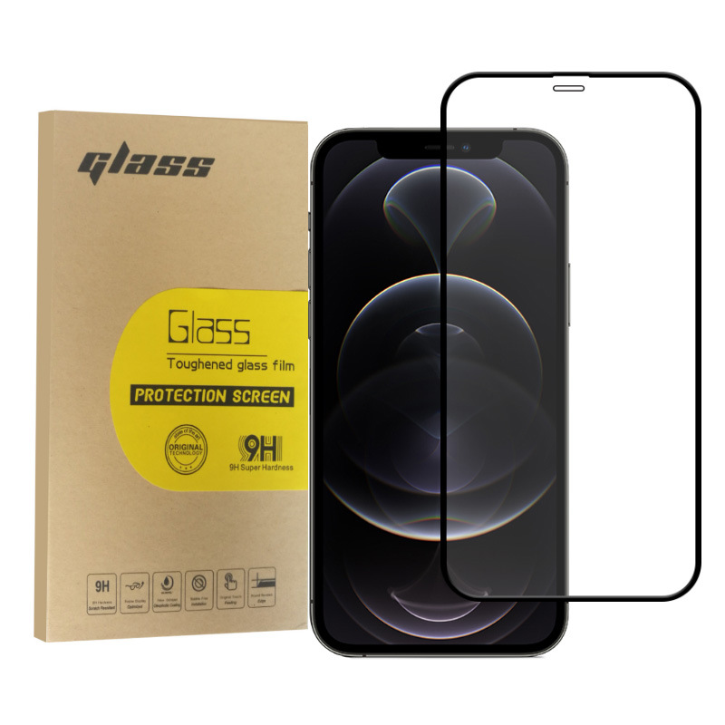 Protector de pantalla de vidrio templado para iPhone 16, iPhone 15 Pro y iPhone 14 Pro, cobertura total