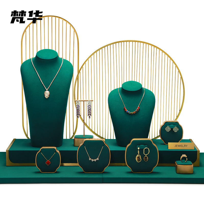 工厂直供定制首饰展示架店用橱窗珠宝项链戒指耳钉手链陈列道具|undefined