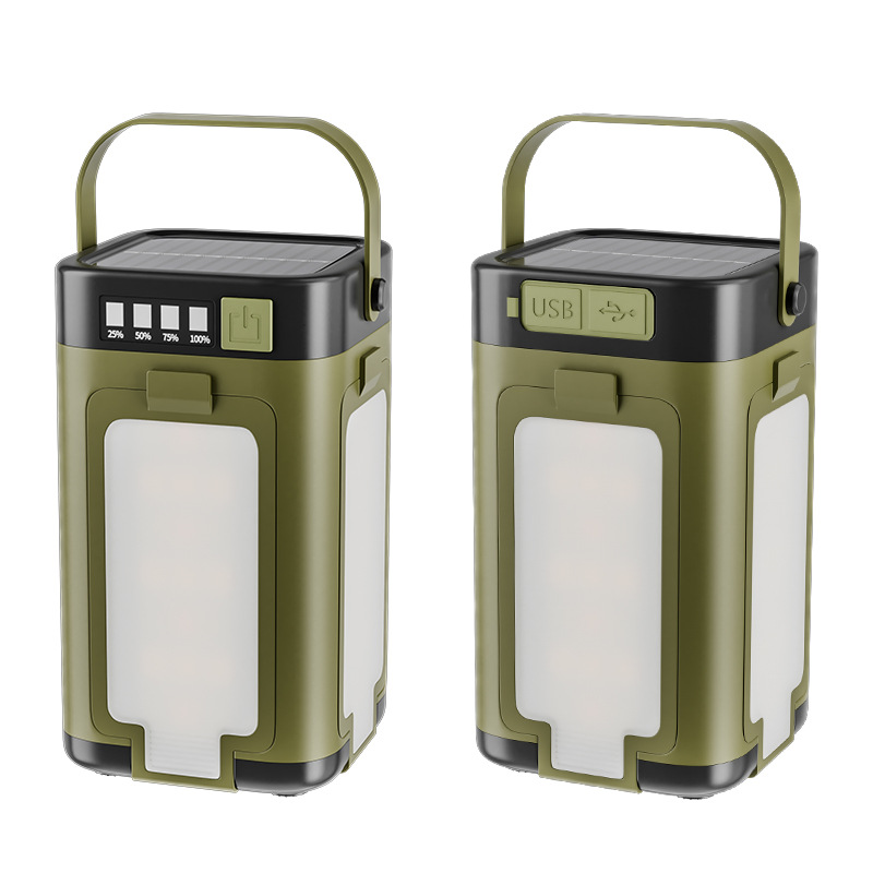 2026 Nieuwe LED-lamp met hoge lichtintensiteit, multifunctionele opvouwbare standaard voor buiten, driebladig, draaibaar en voorzien van magneet, geschikt voor kamperen_voghion.com