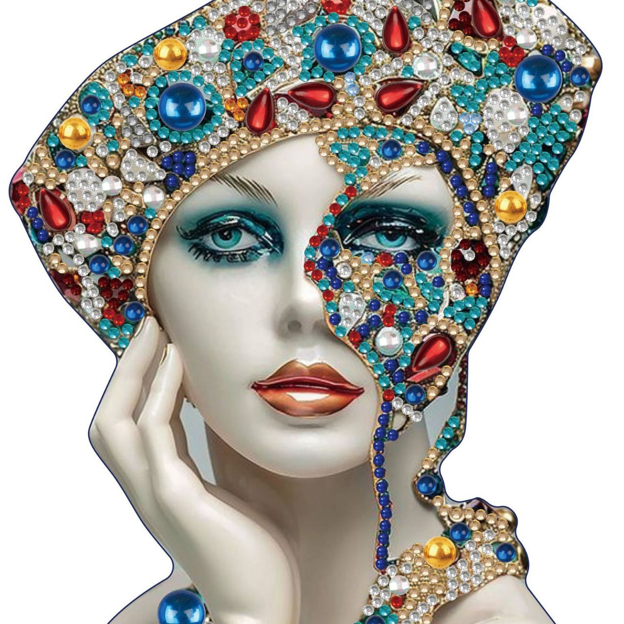 Diamante de bricolaje hecho a mano transfronterizo dibujo punto diamante 5D placa de yeso tridimensional adorno de juguete dinosaurio dibujos animados pintura infantil