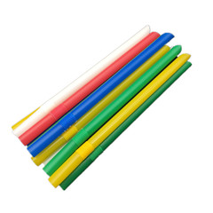 Maternal confinement drinking water thin disposable plastic pearl coconut porridge milk tea elbow thick tip children's bendable straw