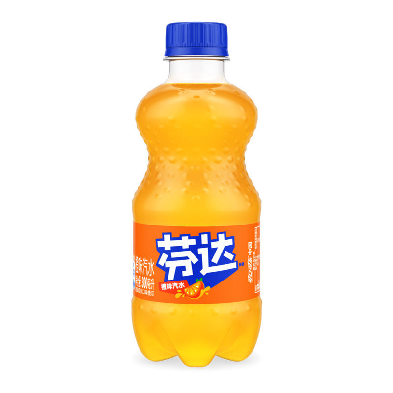 芬达橙味汽水300ml迷你批发代发夏季怀旧饮品小瓶碳酸饮料|undefined