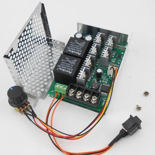 PWM直流电机调速器 12v24v36v48v 马达倒顺开关 正反转切换器 40A