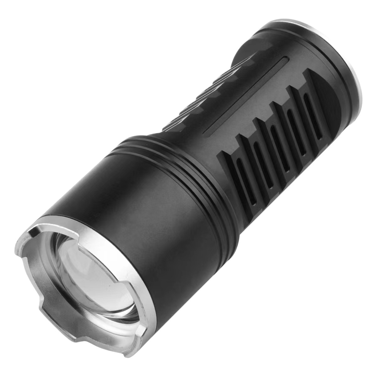 Transfronterizo nueva linterna incorporada TYPE-C recargable de gran capacidad LED linterna al aire libre multi-función fuerte linterna ligera