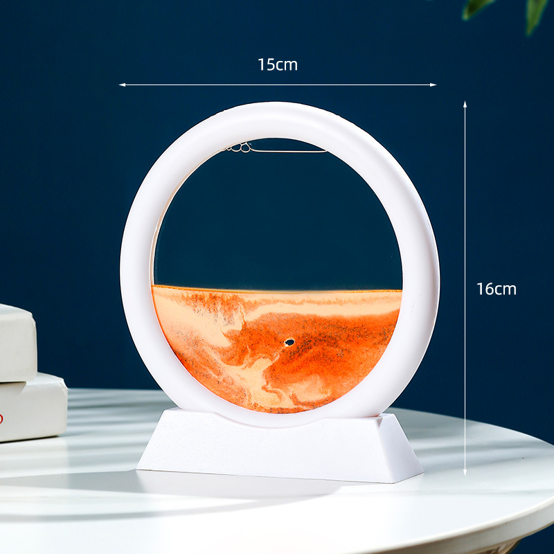 흰색 프레임 5 인치 노란색