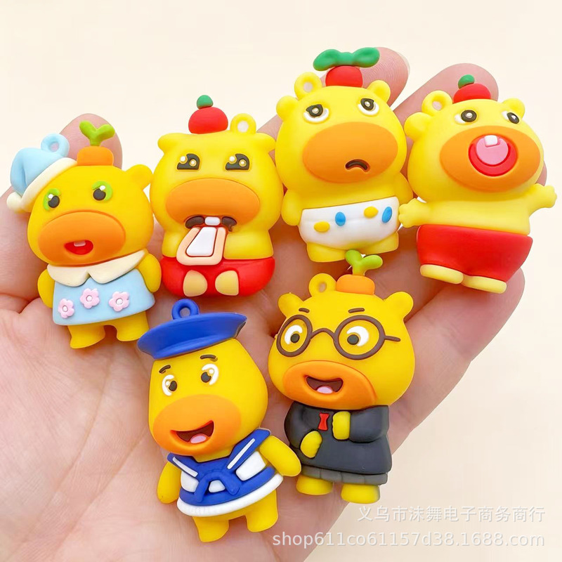 Cute Capybara Lulu Little Lulu Expression Pack Keychain Pendant Blind Box Creative Cartoon Trendy Toy Figurine Small Gift Cute Capybara Lulu Little Lulu Expression Pack Keychain Pendant Blind Box Creative Cartoon Trendy Toy Figurine Small Gift