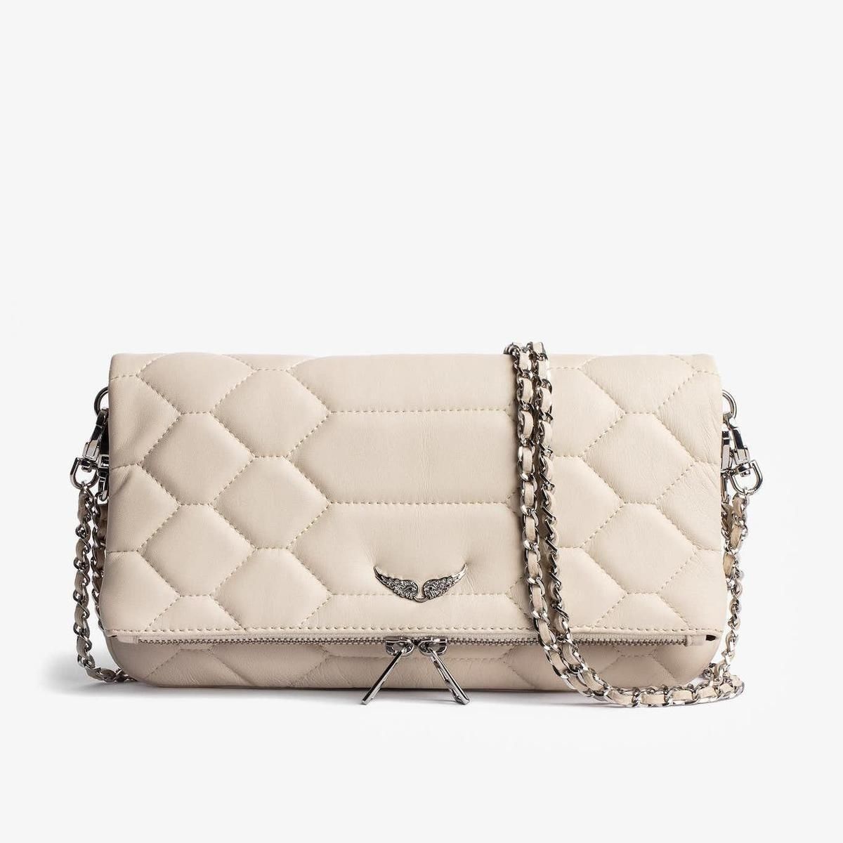 Checkered new embroidery off-white