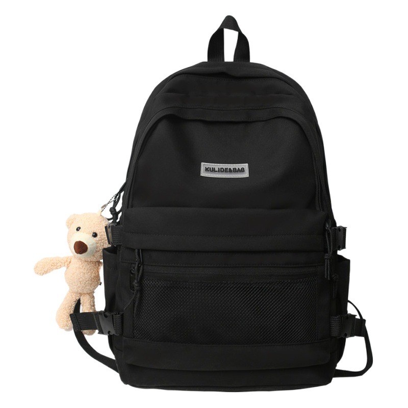 Schoolbag Male Junior High School Student High School Student Simple Trendy Brand Backpack Female College Student Travel Backpack Computer Bag Large Capacity