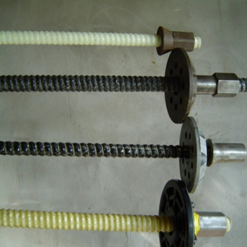 Soporte simple para operar perno de ancla FRP de tornillo completo de soporte de mina
