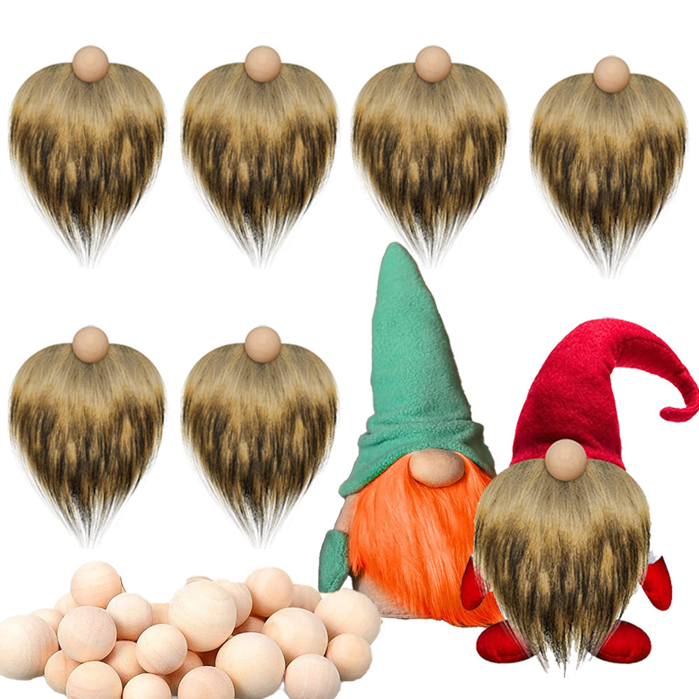 The true color of the grain (6 pieces of grain + 6 round wooden balls)