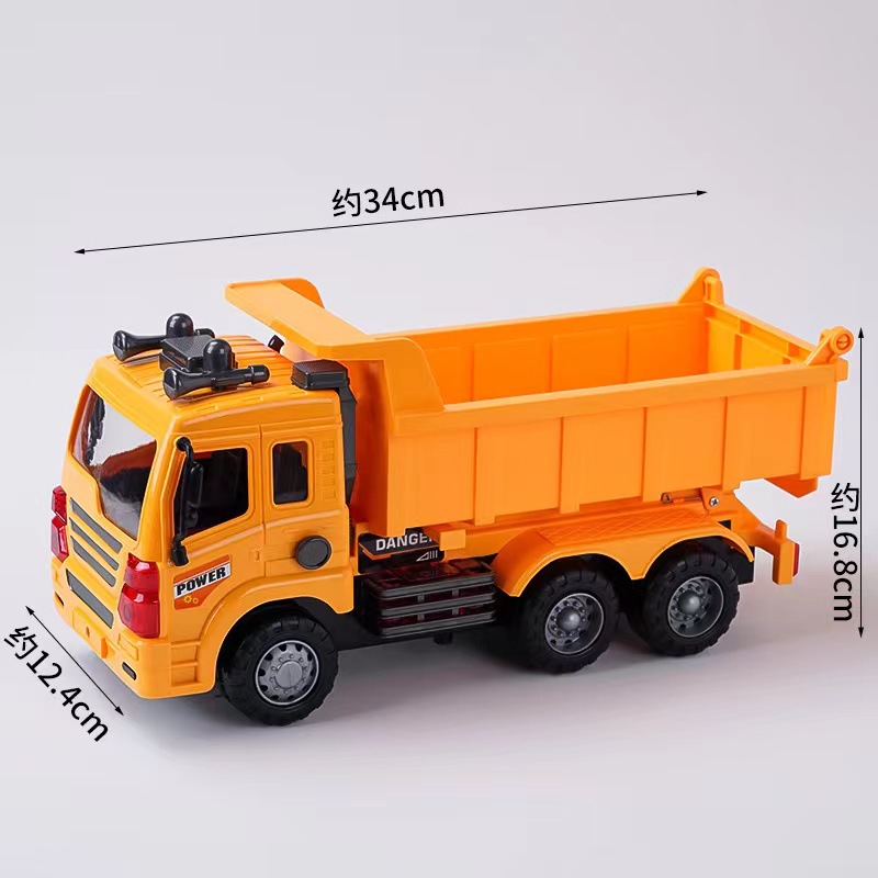 Camión volquete grande, decoración de pasteles, excavadora, camión de ingeniería, grúa torre, postre de cumpleaños para niños, accesorios de mesa