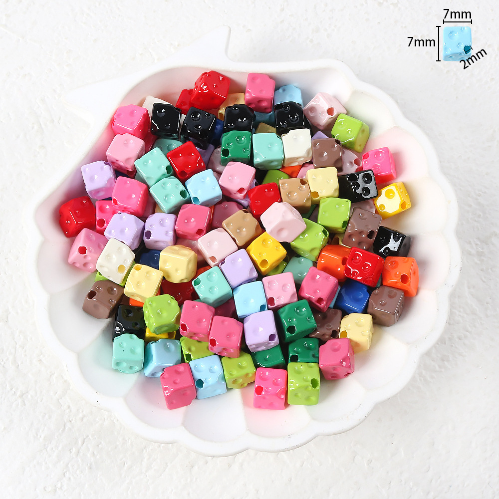 08# cheese square beads