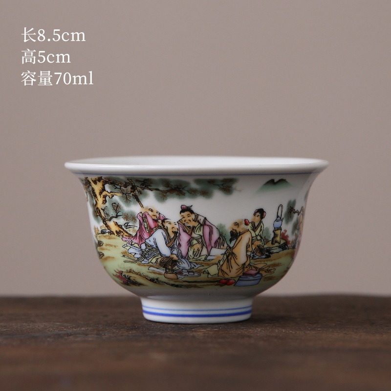 Tingqin 그림 누르는 손 컵 안전 포장