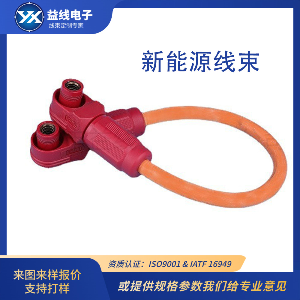 适用于新能源电动汽车双头充电器智能便携快充动力线电源线充电线