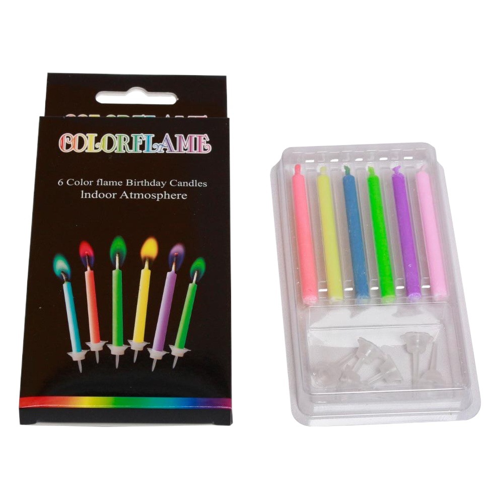 Velas de colores famosas en Internet, adornos creativos para pasteles de cumpleaños, decoraciones para hornear, velas de arcoíris al por mayor