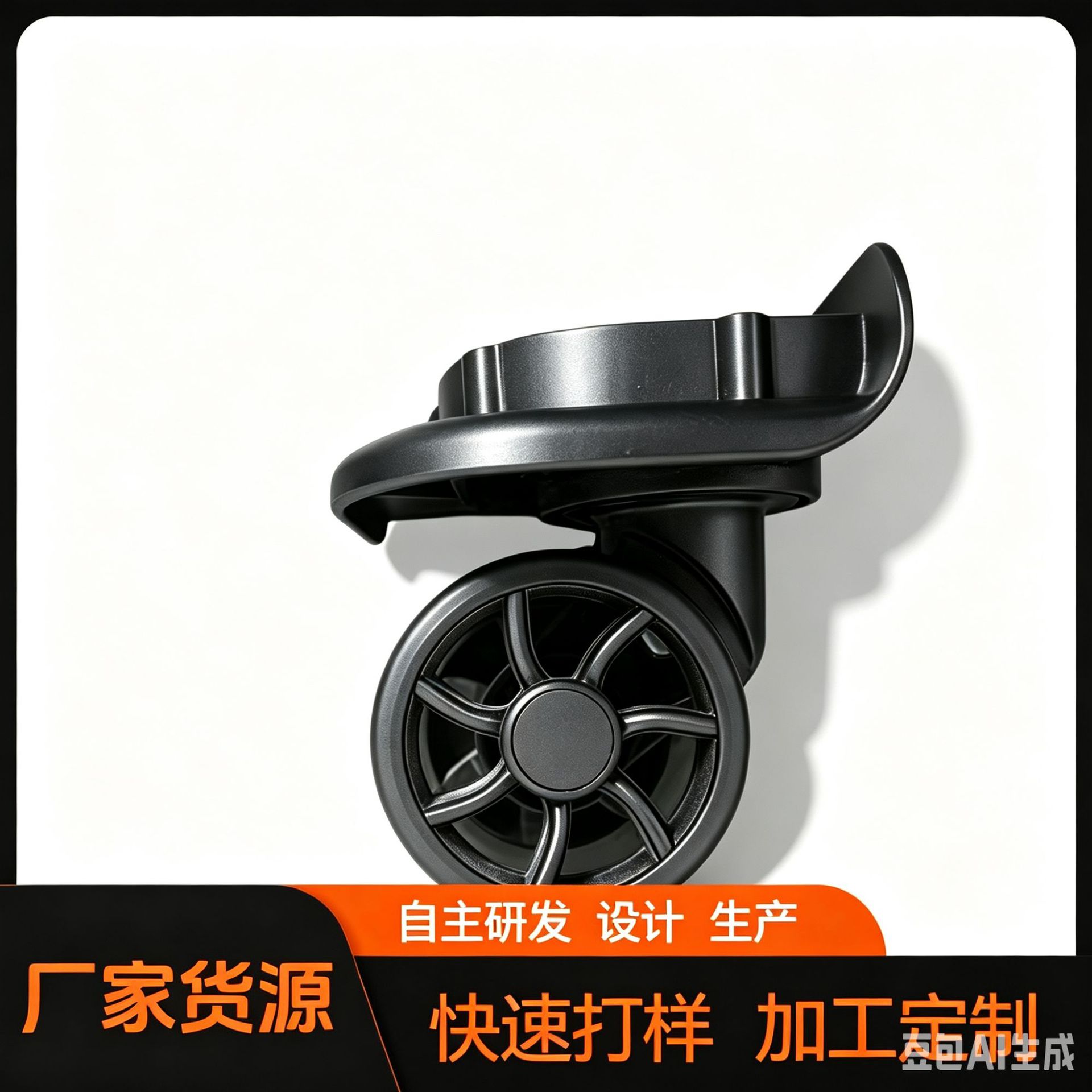Luggage trolley universal wheel accessories 24inch 26inch aluminum frame accessories suitcase universal casters airplane wheels