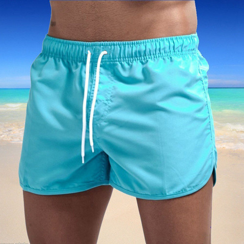 Cross-border men's summer beach shorts, loose-fitting casual shorts, three-quarter-length shorts, sports and running shorts—customizable with your own image.