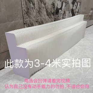 Foldable Multifunctional Long Booth Island Creative Exhibition Mall Display Mobile Multi-Layer Display Stand Display Stand
