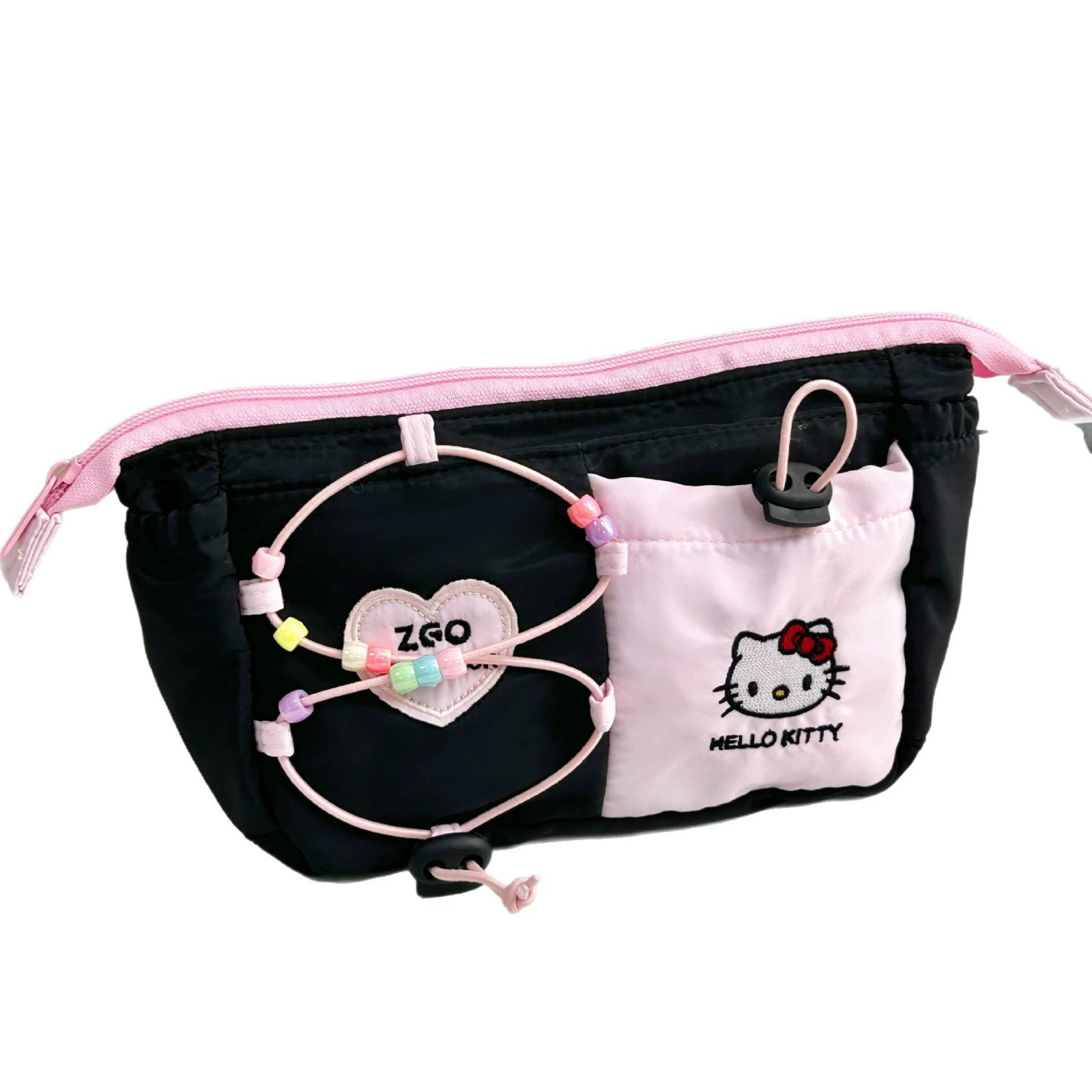 Санрио, Hello Kitty, вместительный пенал бренда, косметичка, мешок на шнурке