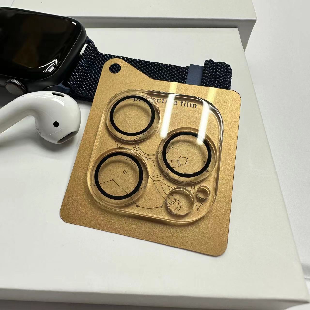 Aplicable a iPhone15plus cristal lente película protector iPhone15Pro Cámara lente película protección