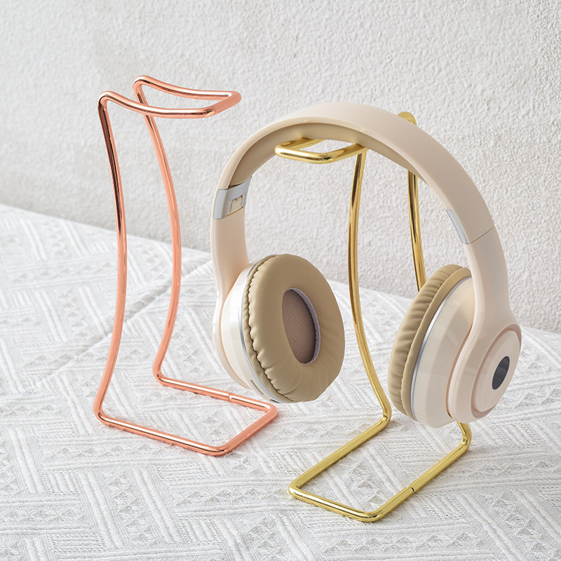 Original new metal headset stand computer desktop headset headset Wired Wireless Universal storage rack wholesale
