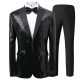 European and American performance dress gold sequined suit Korean suit nightclub men's host MC studio coat in stock batch