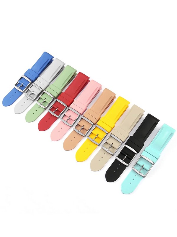 Suitable for substitute Omega Swatch joint name moon planet seahorse 300 arc rubber silicone watch strap 20mm Suitable for substitute Omega Swatch joint name moon planet seahorse 300 arc rubber silicone watch strap 20mm