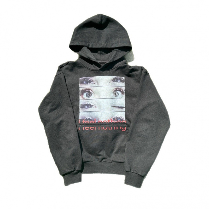 Men's Clothing Dark Print Sweatshirt Long Sleeved Pullover Hoodie Retro Jacket Street Trend Y2k European And American Ins Personality_viptrois.com