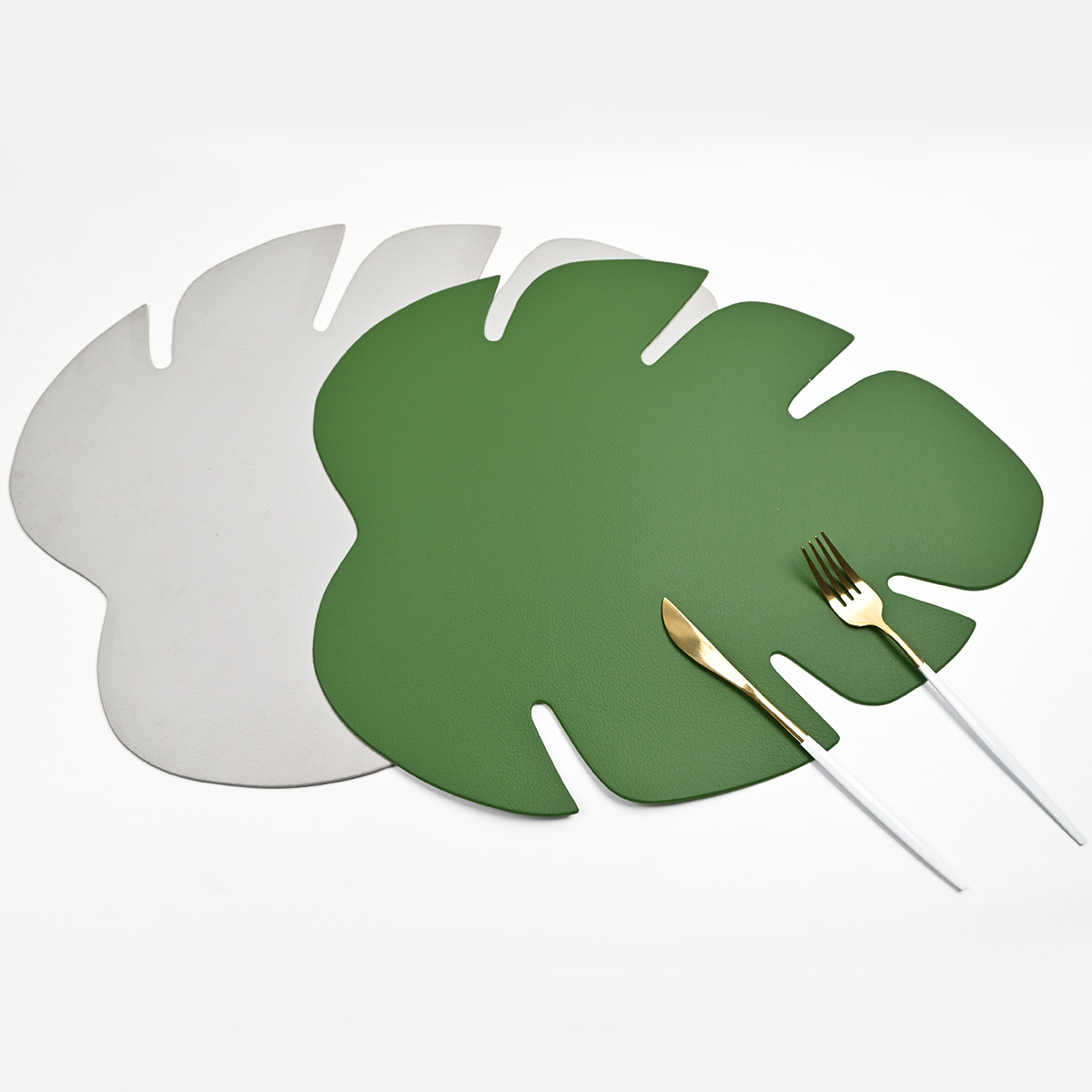 almohadilla de cuero de hoja de pvc almohadilla de comedor antideslizante almohadilla de mesa aislante de calor almohadilla de tazas de hotel doméstico decoración de sexo opuesto almohadilla impermeable