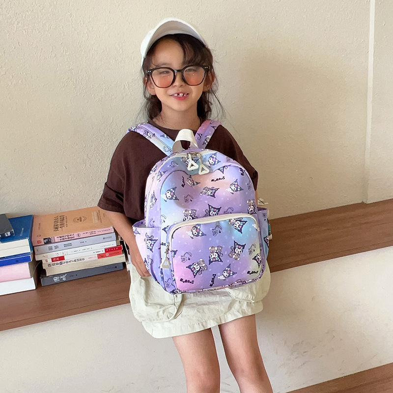 Sanrio libro infantil mochila jardín de infantes color contraste mochila de estudiantes cross-border Cool Lomie mochila