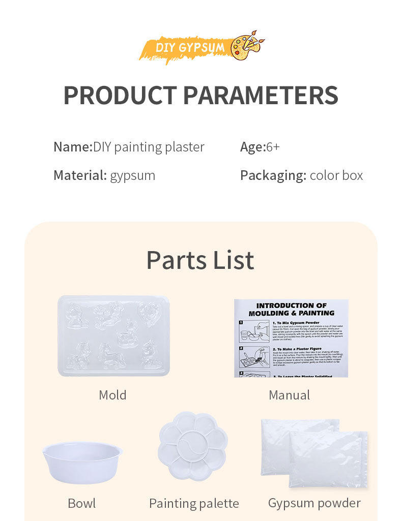 DIY模型绘画石膏-英文_14