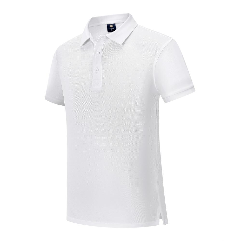 210G algodón peinado solapa polo impresión de verano personalizado camiseta publicitaria ropa de trabajo de hombres y mujeres mangas cortas