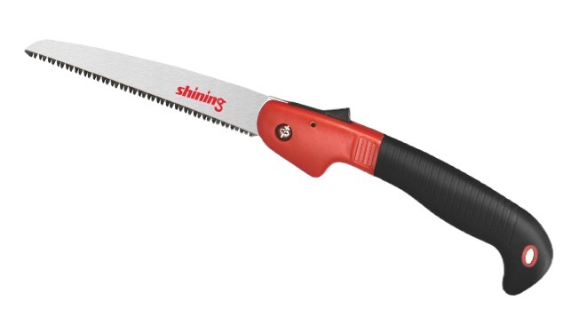 S-102双色塑柄折叠锯手锯木工锯伐木锯园林锯手动锯子方便携带