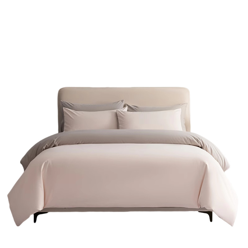 Juego de cuatro piezas de algodón cepillado de algodón de otoño e invierno, ropa de cama gruesa de alta calidad, funda de edredón, funda de cama, juego de tres piezas de cama