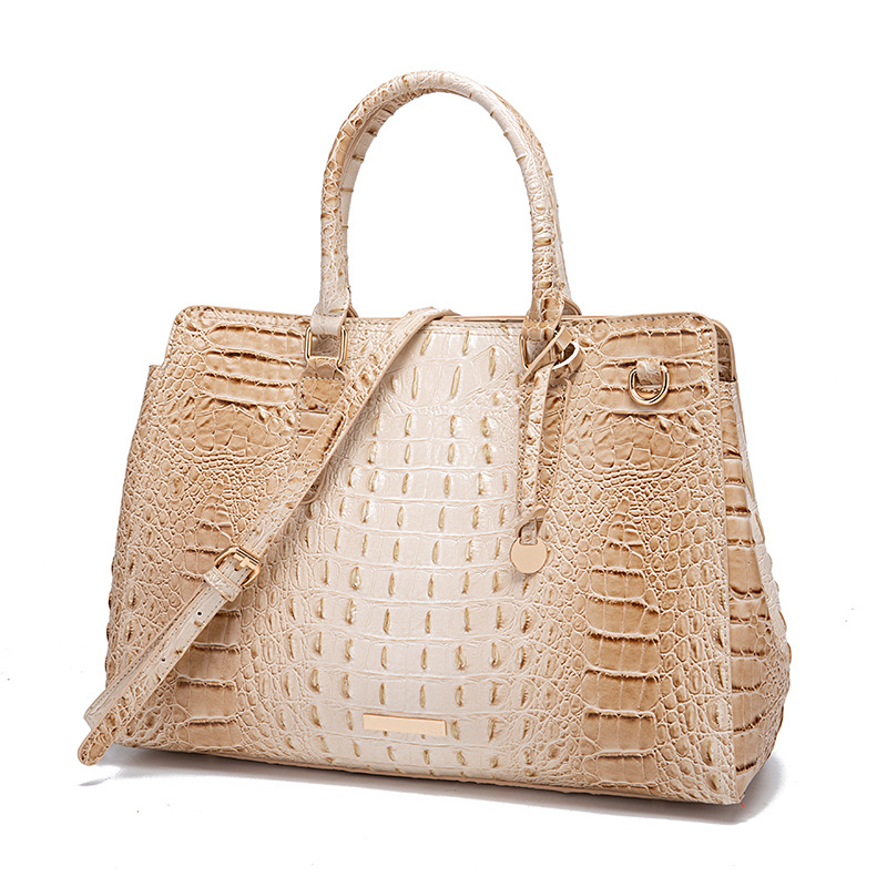 Handheld Crossbody New Women's Bag Brahman Crocodile Pattern_voghion.com