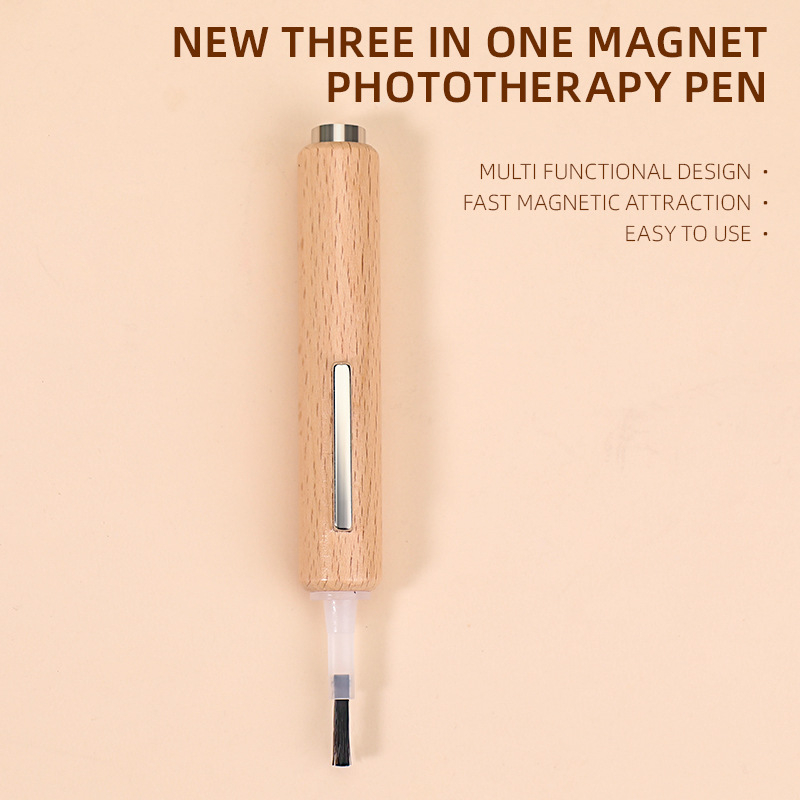 Exclusividad transfronteriza para uñas 3 en 1 imán multifuncional con patrón de cepillo imán de ojo de gato potente al por mayor