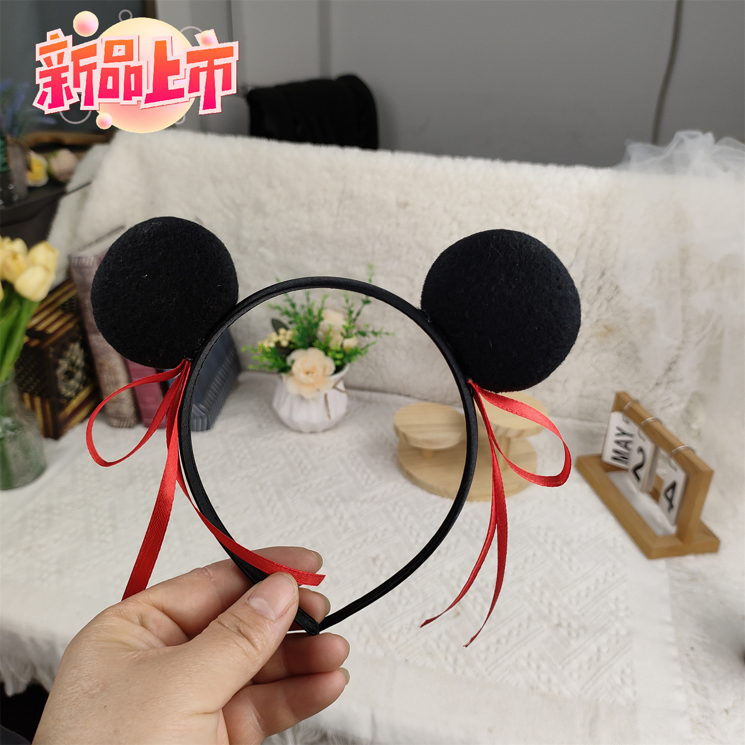 Nezha con el estilo antiguo cabello de cabello cuerdas de dibujos animados cabello lindos para niños Hanfu ornamentación de cabello bolas de cabeza de cabello