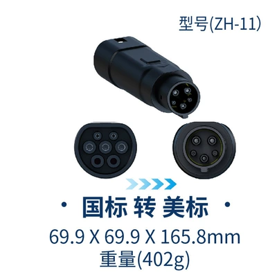 EV şarj adapterləri — and Tesla AC charging guns - gbt-type1