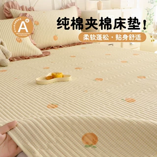 薄款床垫纯棉软垫家用褥子隔脏床护垫榻榻米全棉床单防滑垫四季用